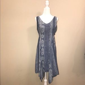Blue handkerchief dress